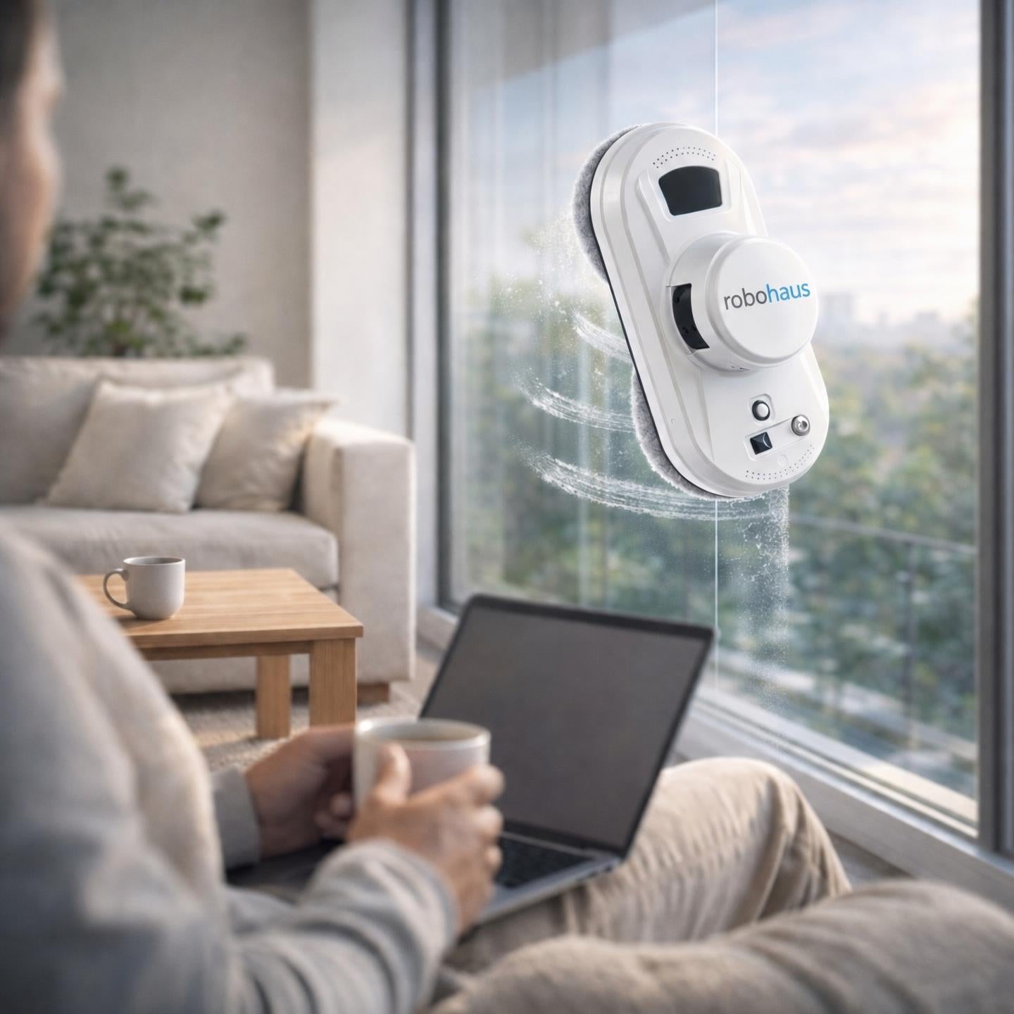 Automatischer Fensterreinigungsroboter Robothaus – Müheloses Reinigen, makellose Fenster